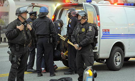 policía de Baltimore Baltimore registra un nuevo caso de brutalidad policial